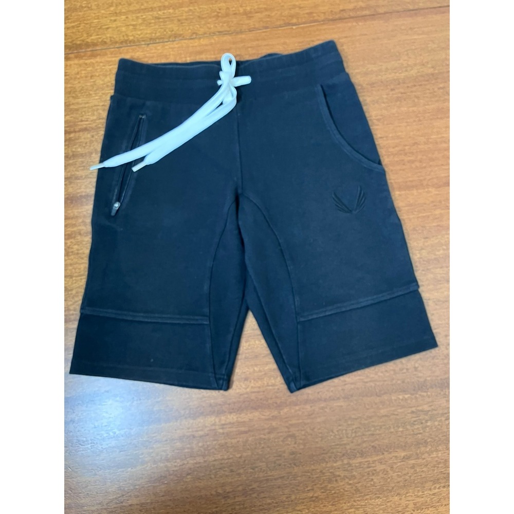 Aesthetic Revolution ASRV Men's Small Black Fleece Shorts Workout Gym Streetwear